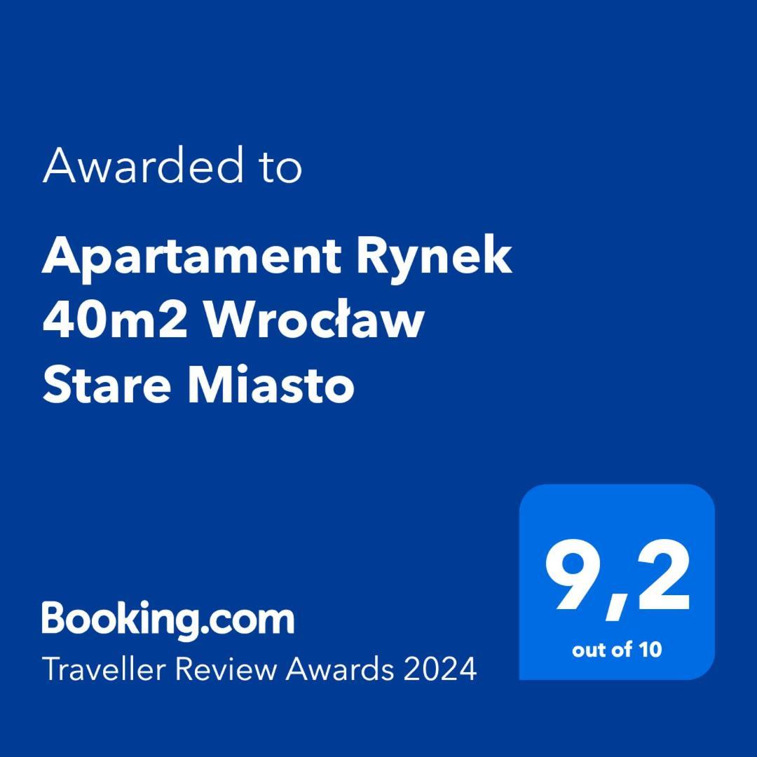 Apartament Rynek 40M2 Wroclaw Stare Miasto Екстериор снимка